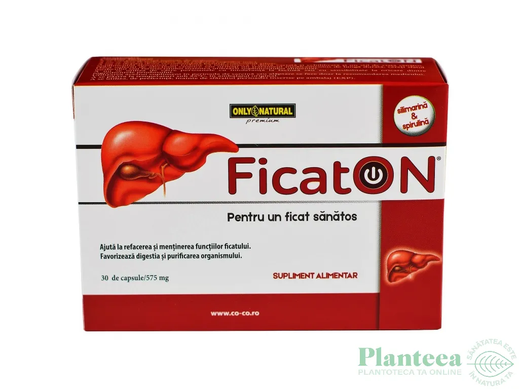 FicatOn {Ficat sanatos] 575mg 30cps - ONLY NATURAL
