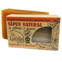 Sapun natural galbenele turmeric Lucille 90g - BLISS HERBAL