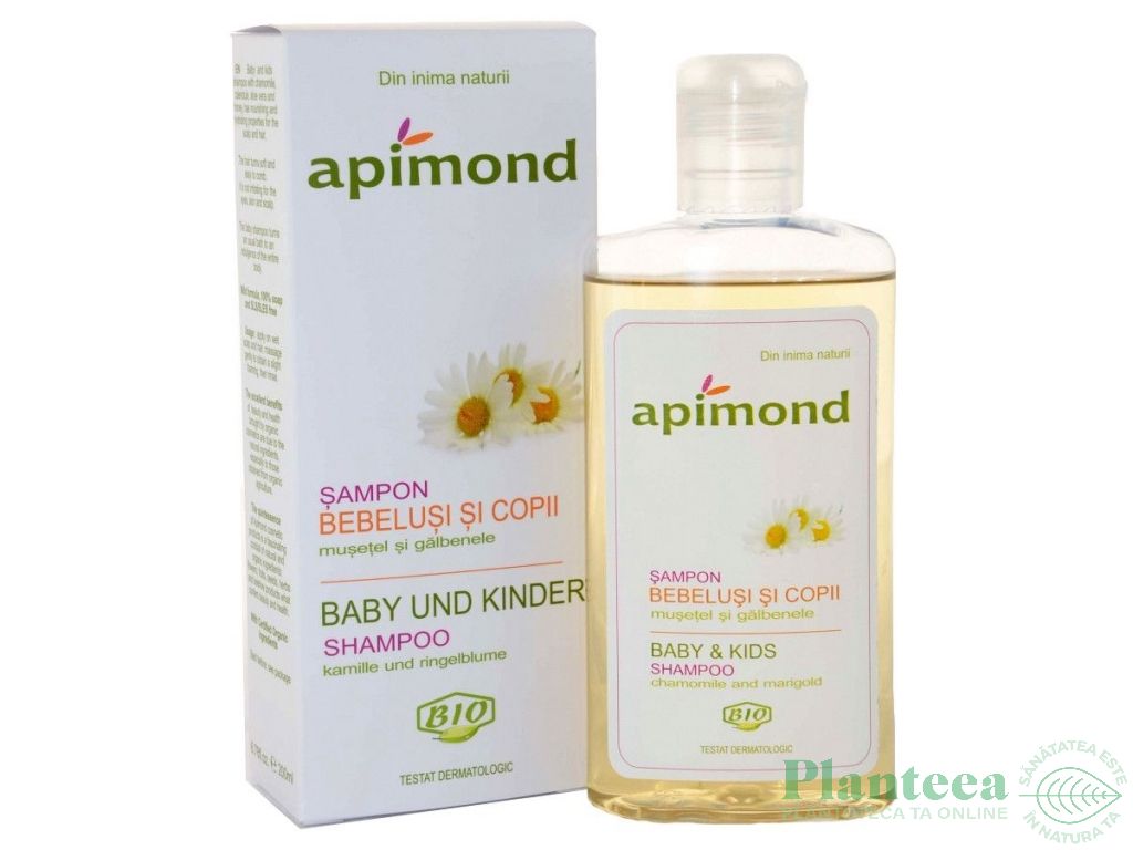 Sampon musetel galbenele copii bio 300ml - APIMOND