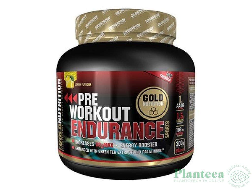 Pulbere energizanta pre workout Endurance 300g - GOLD NUTRITION