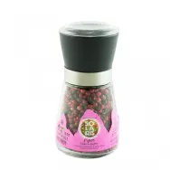 Condiment piper rosu negru boabe rasnita reutiizabila 70g - SOLARIS