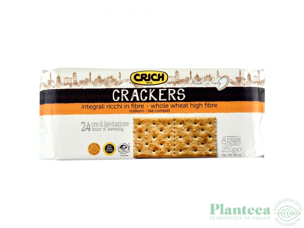 Crackers integrali eco 250g - CRICH