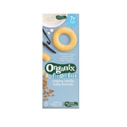 Biscuiti lapte vanilie bebe +7luni 54g - ORGANIX