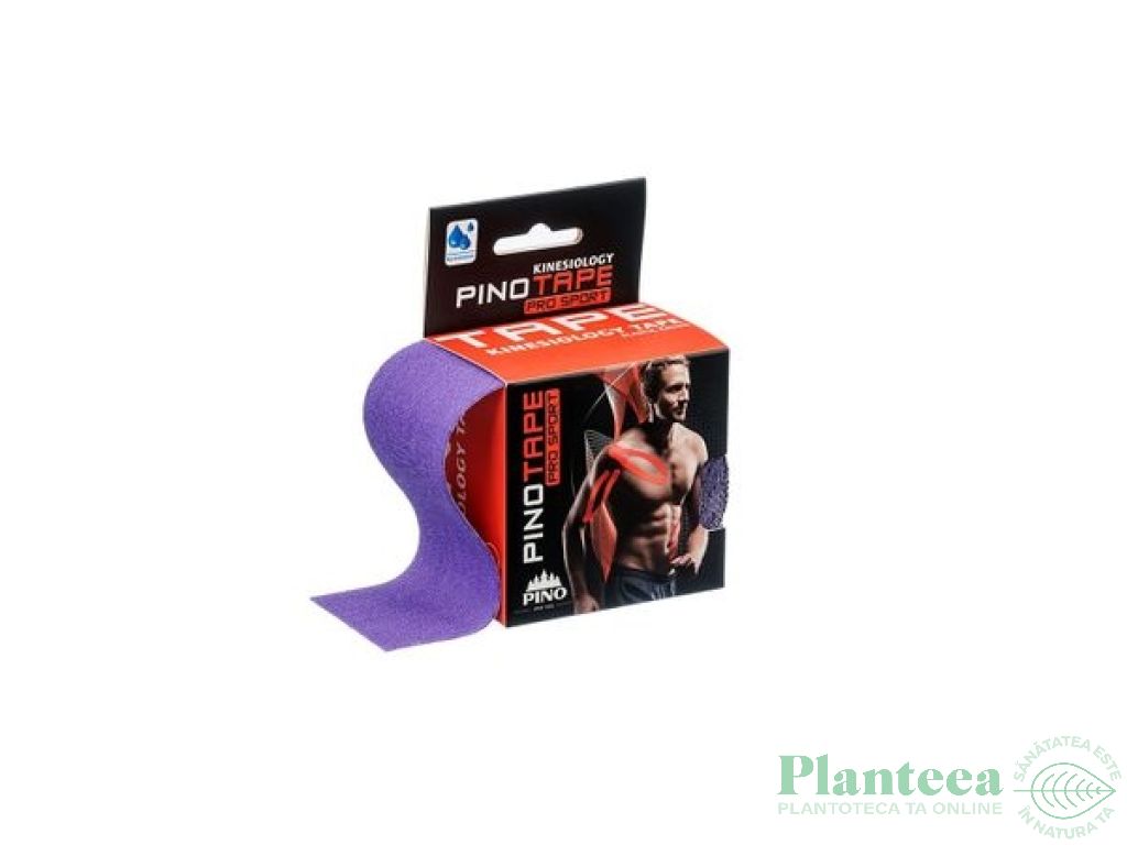 Banda kinesiologica matase mov {5cmx5m} Sport 1b - PINO