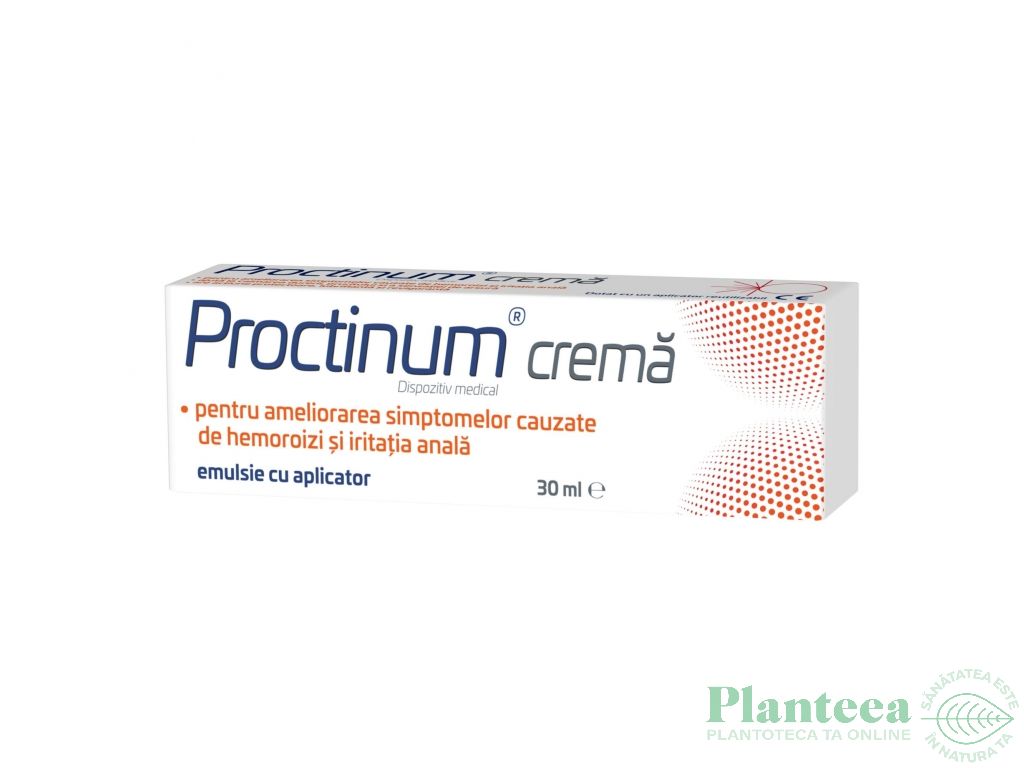 Crema hemoroizi iritatie anala Proctinum 30ml - PHARMA CF