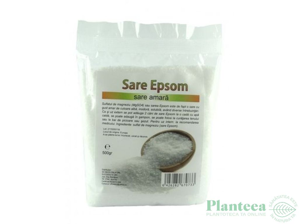 Sare amara [epsom] 500g - DECO ITALIA