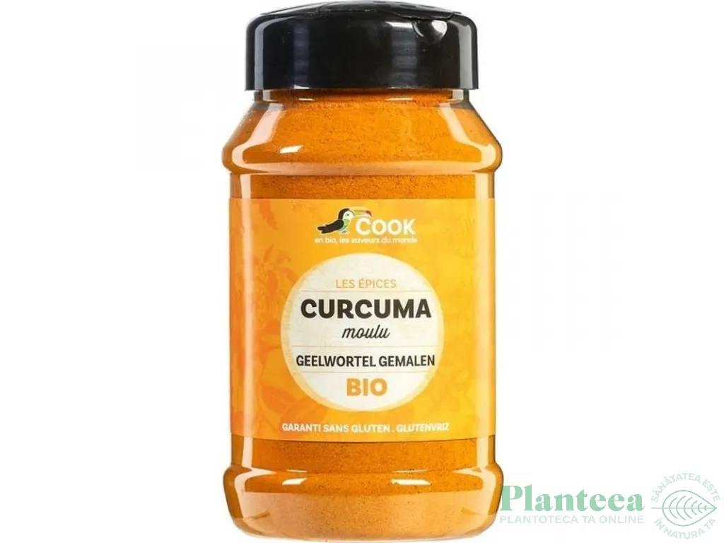 Condiment turmeric macinat bio 200g - COOK