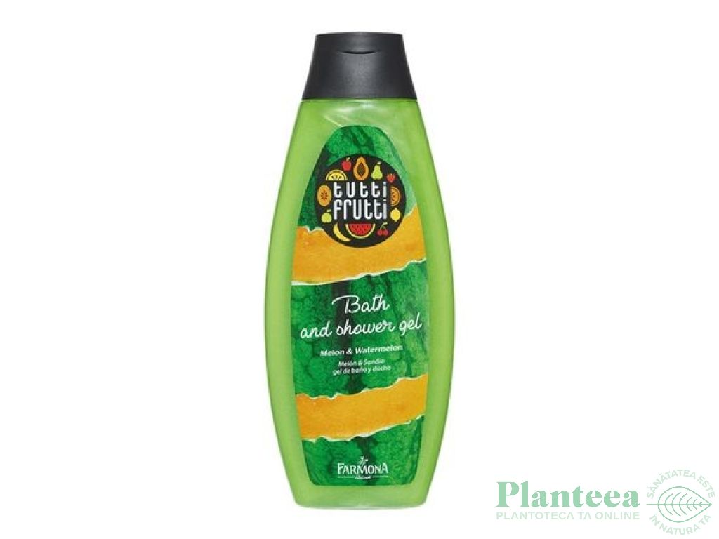 Ulei baie dus pepene galben pepene rosu Tutti Frutti 425ml - FARMONA