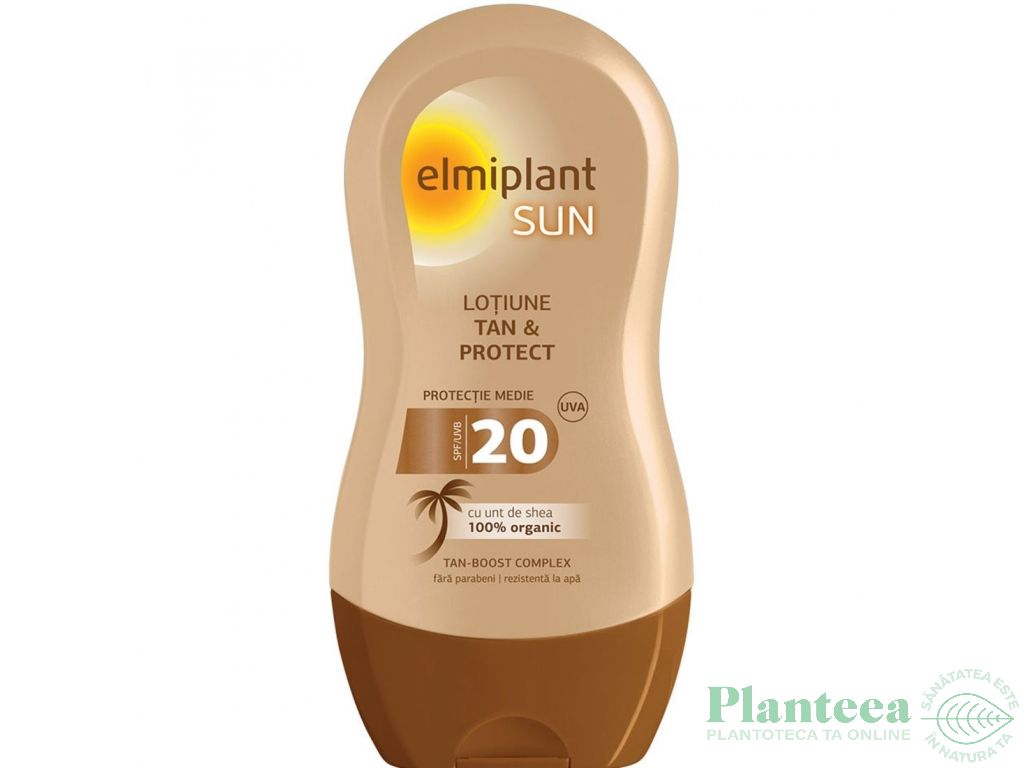 Lotiune protectie solara spf20 Tan Protect 200ml - ELMIPLANT