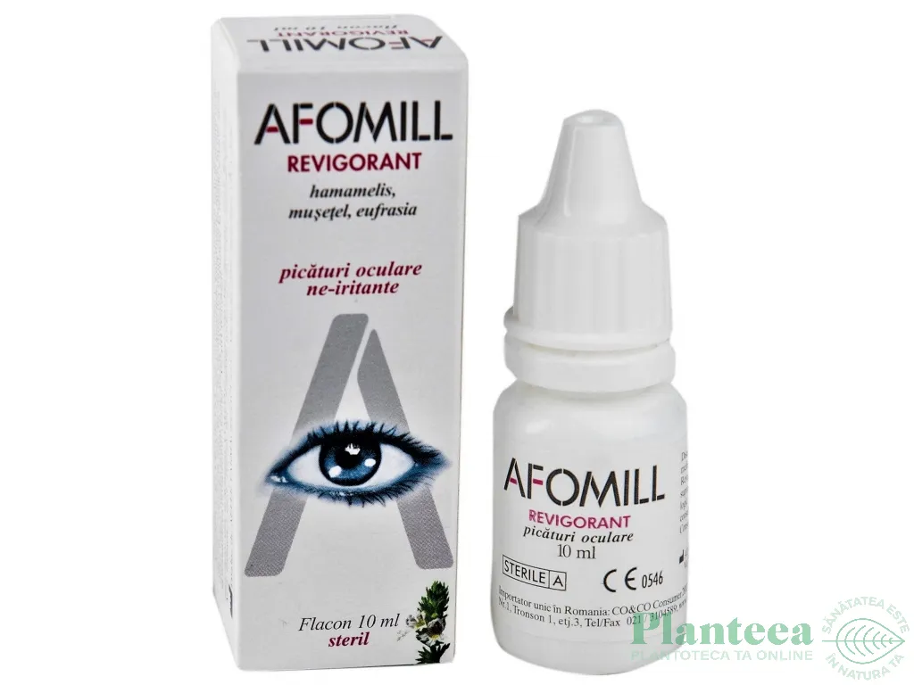 Picaturi oculare revigorante musetel 10ml - AFOMILL