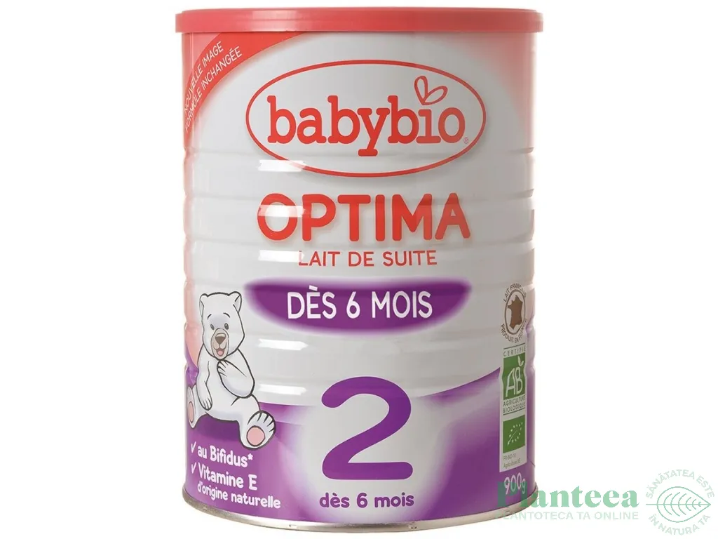 Lapte formula vaca +6luni eco 900g - BABYBIO