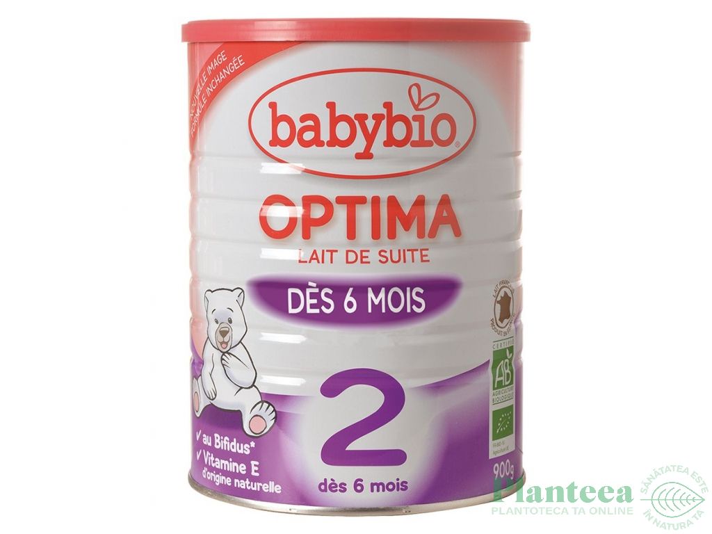 Lapte formula vaca bebe 6~12luni eco 900g - BABYBIO