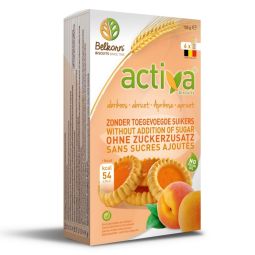 Biscuiti caise fara zahar Activa 150g - BELKORN