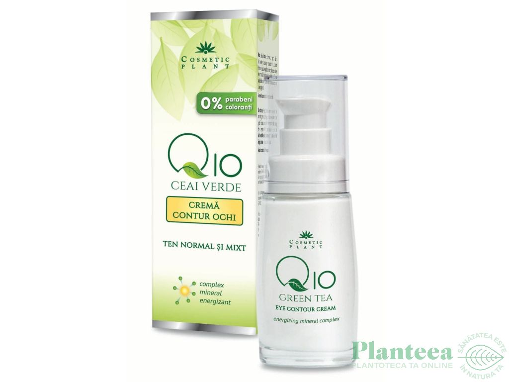 Crema contur ochi Q10 complex mineral 30ml - COSMETIC PLANT