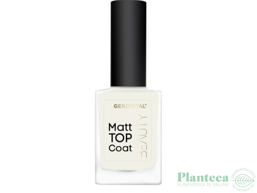 Lac unghii top coat Matt 11ml - GEROVITAL BEAUTY