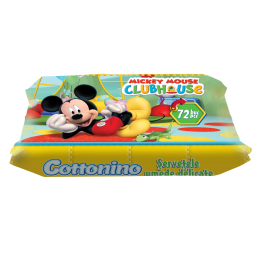 Servetele umede copii Mickey Mouse 72b - COTTONINO