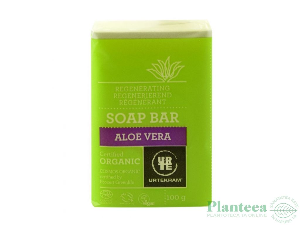 Sapun regenerant aloe vera 100g - URTEKRAM