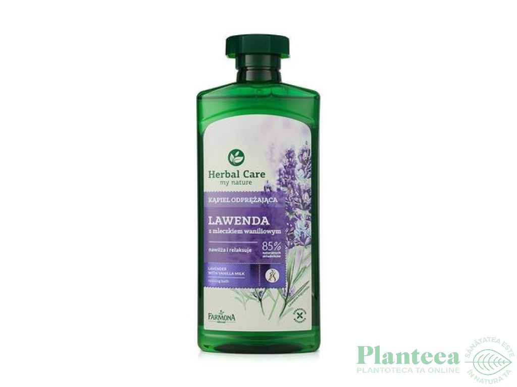 Gel dus lavanda lapte vanilie Herbal Care 500ml - FARMONA