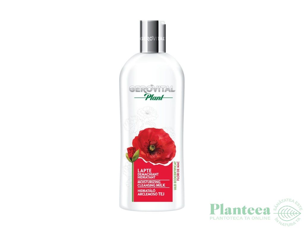 Lapte demachiant hidratant flori mac 150ml - GEROVITAL PLANT