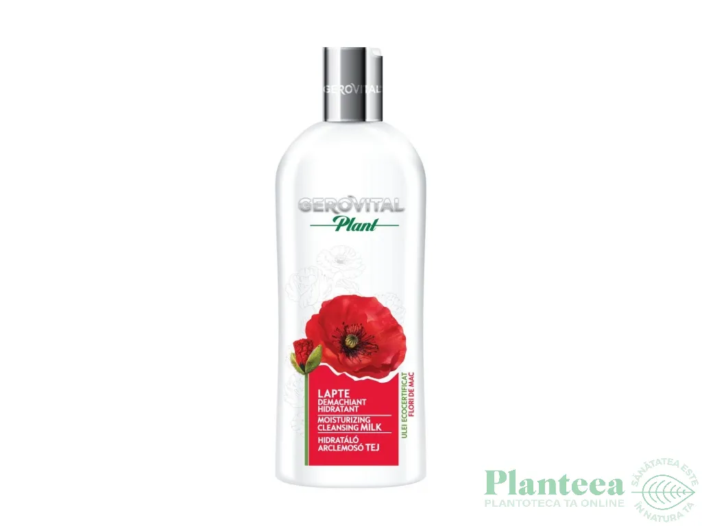 Lapte demachiant hidratant flori mac 150ml - GEROVITAL PLANT
