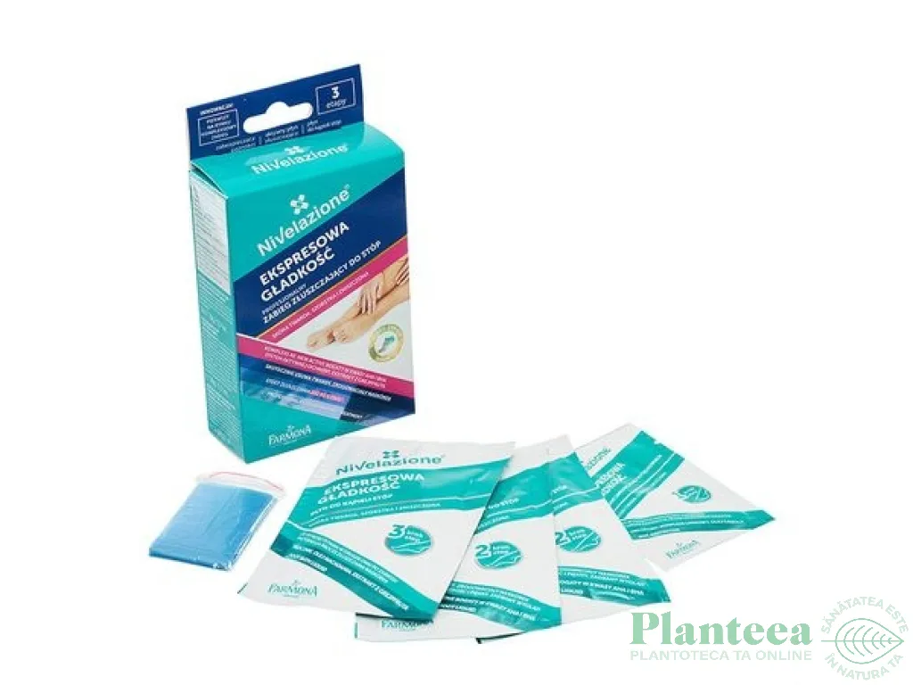 Kit tratament picioare exfoliant profesional Nivelazione 20ml+2g+2x20ml - FARMONA
