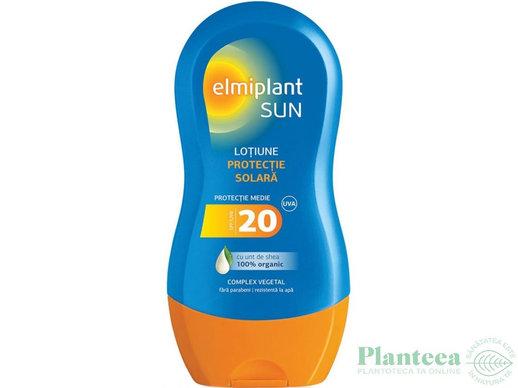 Lotiune protectie solara spf20 200ml - ELMIPLANT