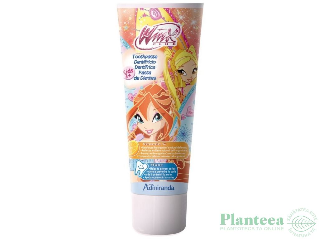 Pasta dinti Winx 75ml - ADMIRANDA