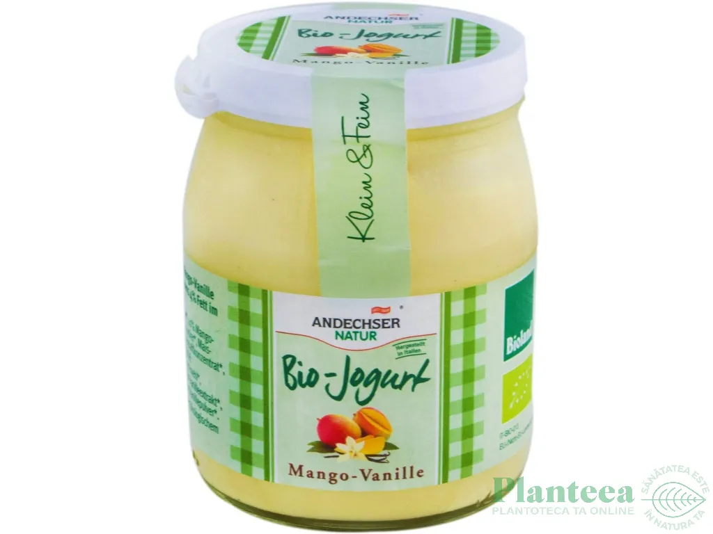 Iaurt mango vanilie borcan 150g - ANDECHSER