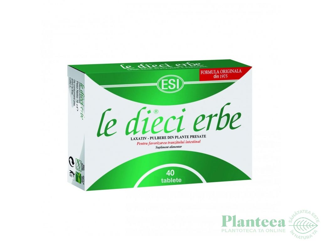 Capsule laxative Le dieci erbe 40cps - ESI SPA