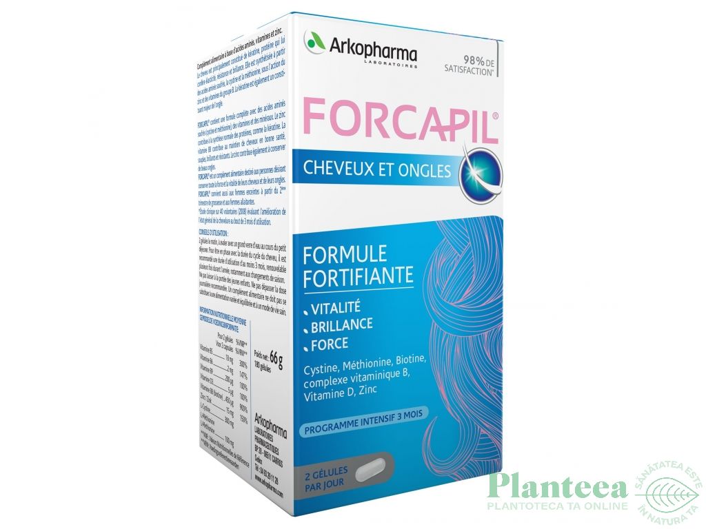 Forcapil par unghii 180cps - ARKOPHARMA