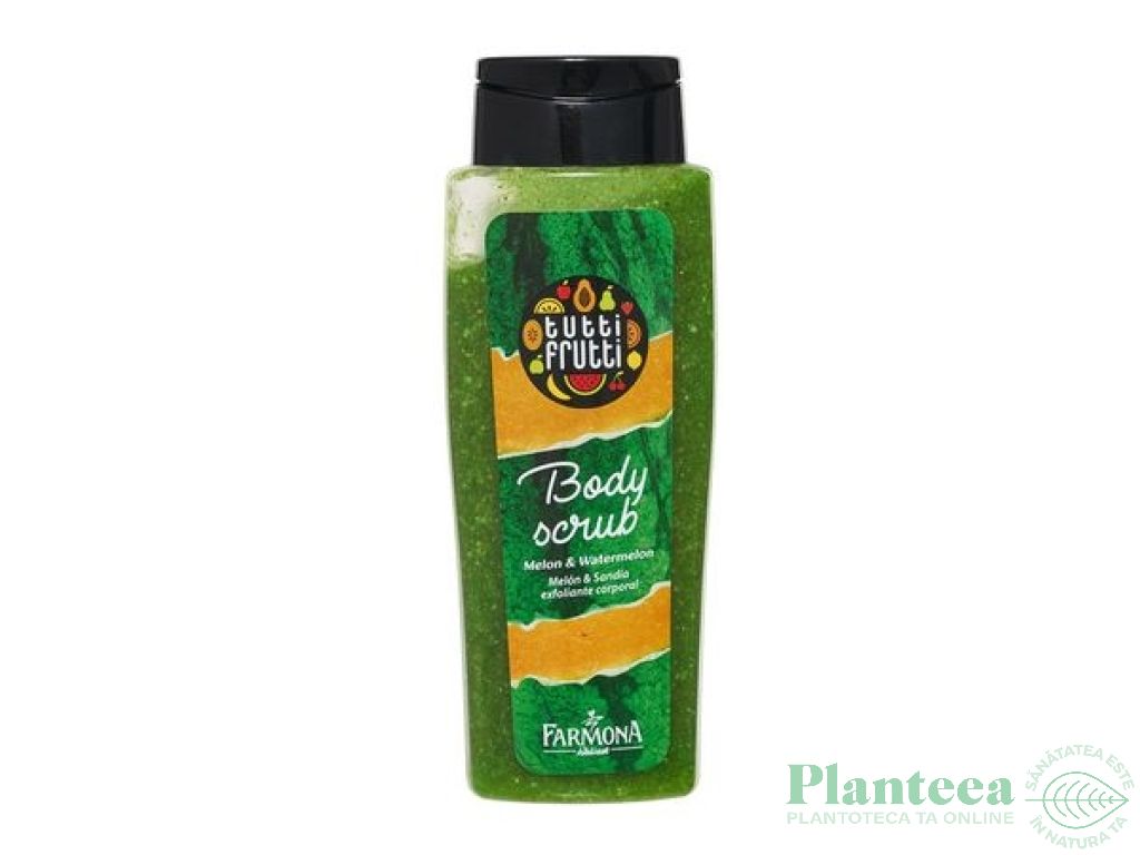 Scrub dus pepene galben pepene rosu Tutti Frutti 100ml - FARMONA