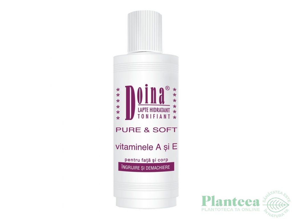 Lapte fata corp hidratant tonifiant Pure&Soft 200ml - DOINA