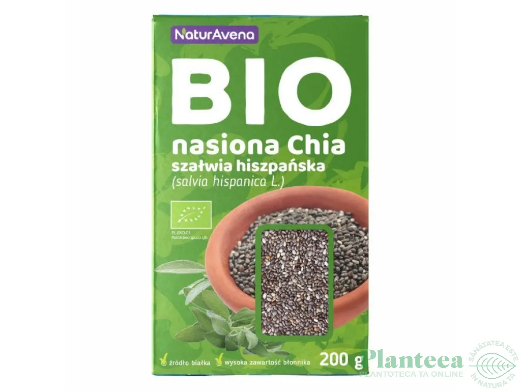 Seminte chia bio 200g - NATUR AVENA
