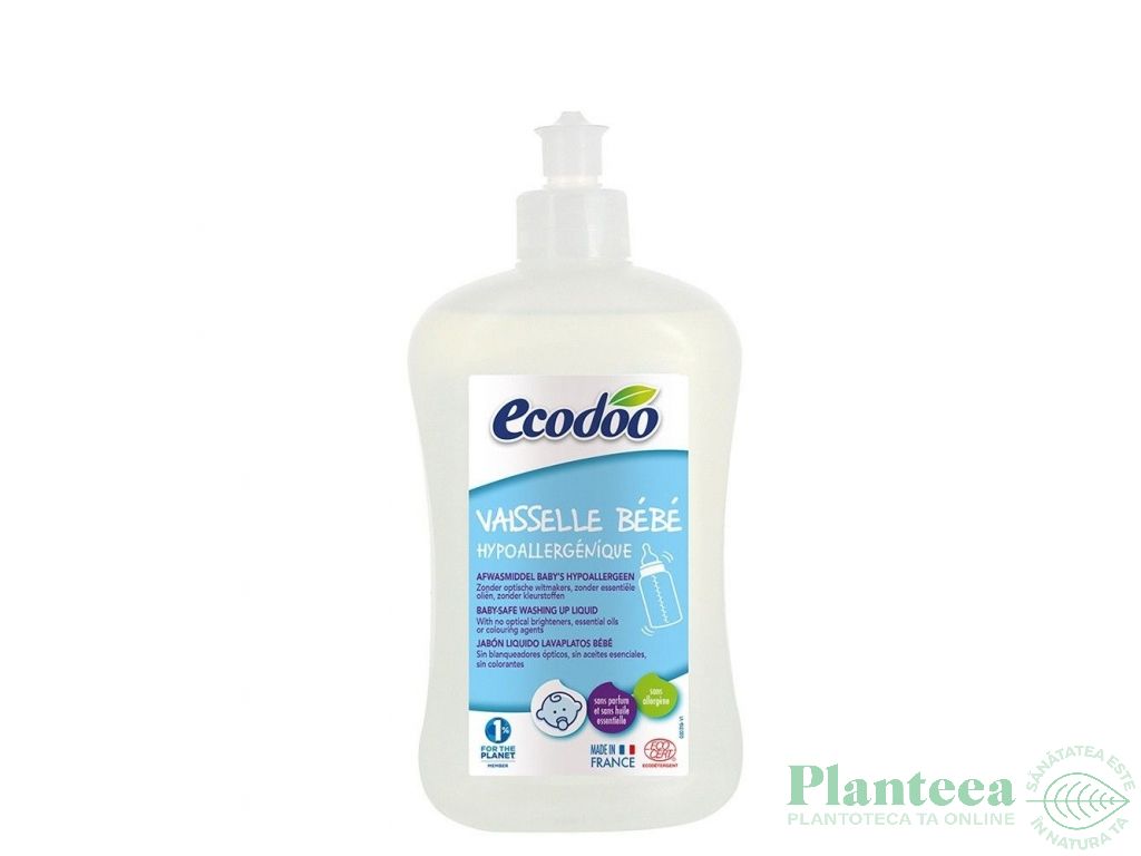Detergent lichid vase bebelusi 500ml - ECODOO