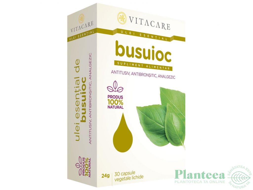 Ulei esential busuioc 30cps - VITACARE