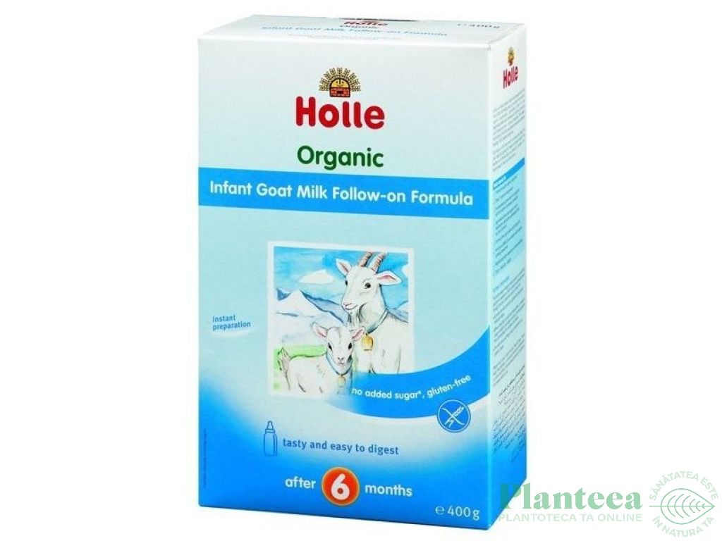 Lapte formula2 capra +6luni eco 400g - HOLLE