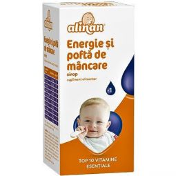 Sirop energie pofta mancare copii +1an Alinan 150ml - FITERMAN