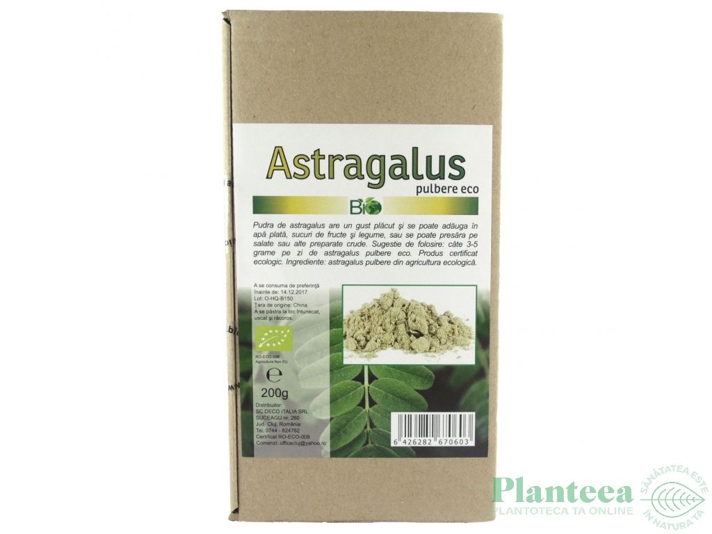 Pulbere astragalus eco 200g - DECO ITALIA