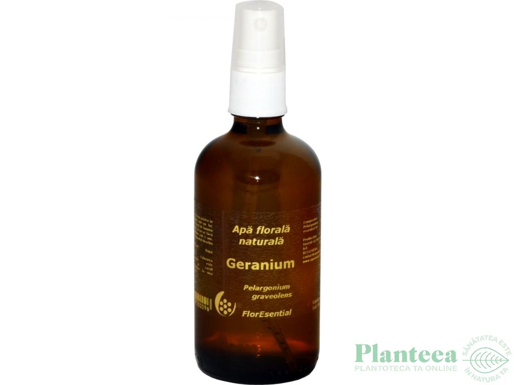 Apa florala naturala geranium 100ml - AQUA NANO