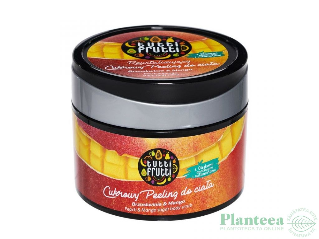 Sugar scrub corp piersici mango Tutti Frutti 300g - FARMONA