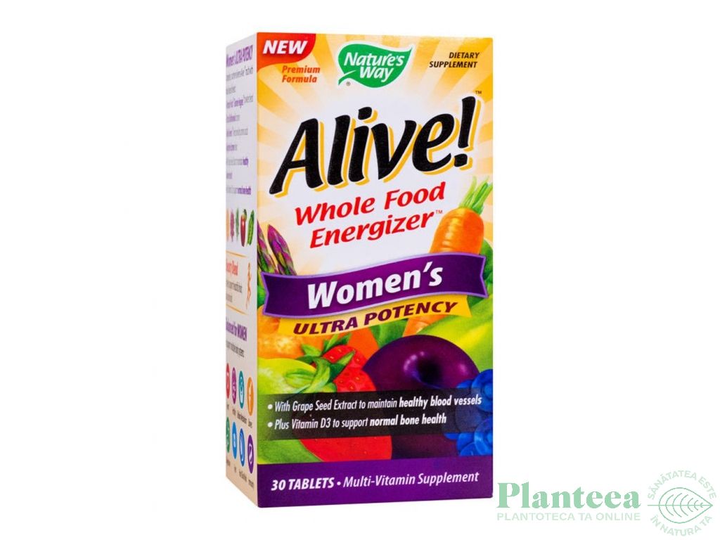 Alive multivitamine women`s ultra 30cp - NATURES WAY