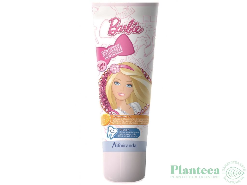 Pasta dinti Barbie 75ml - ADMIRANDA