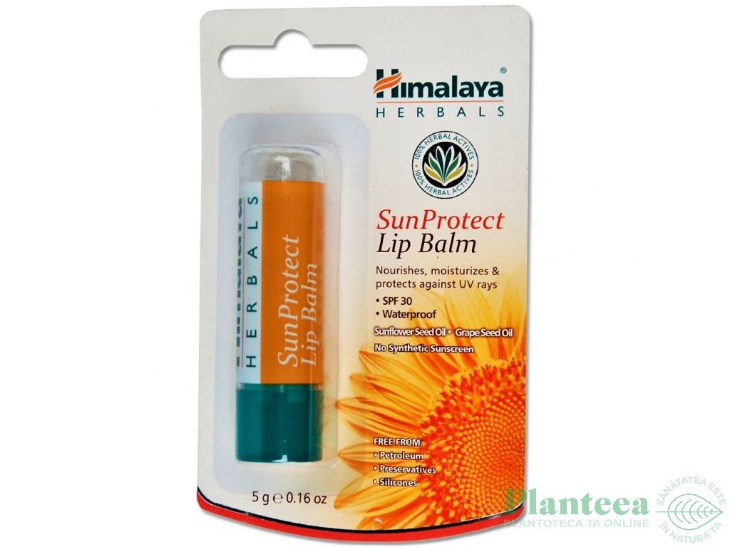 Balsam buze protectie solara spf30 5g - HIMALAYA CARE