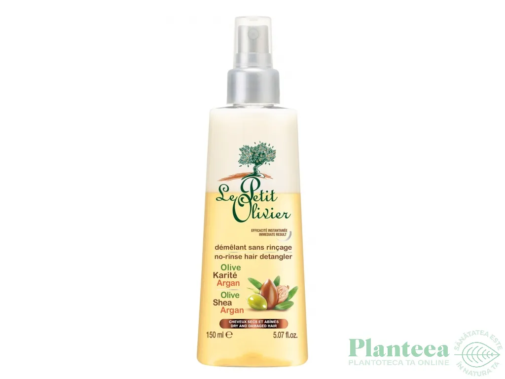 Spray descurcarea parului uscat ulei argan unt karite 150ml - LE PETIT OLIVIER