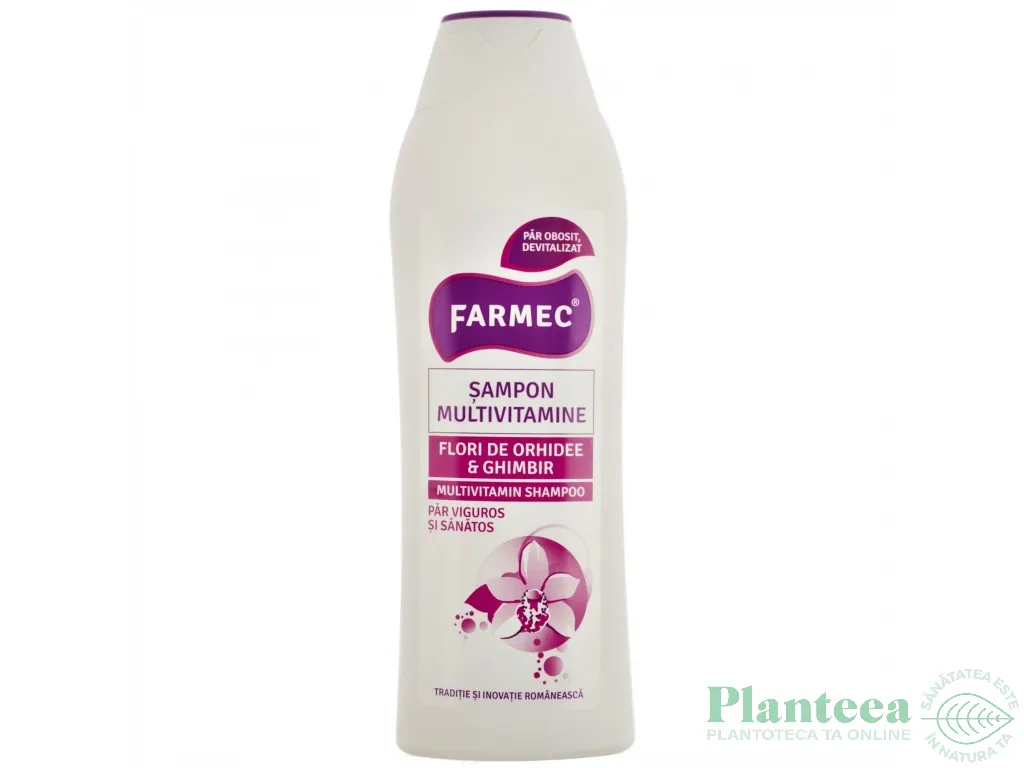 Sampon multivitamine flori orhidee ghimbir 400ml - FARMEC