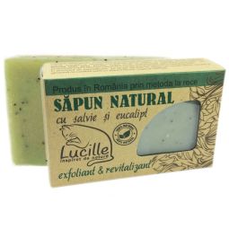 Sapun natural salvie eucalipt Lucille 90g - BLISS HERBAL