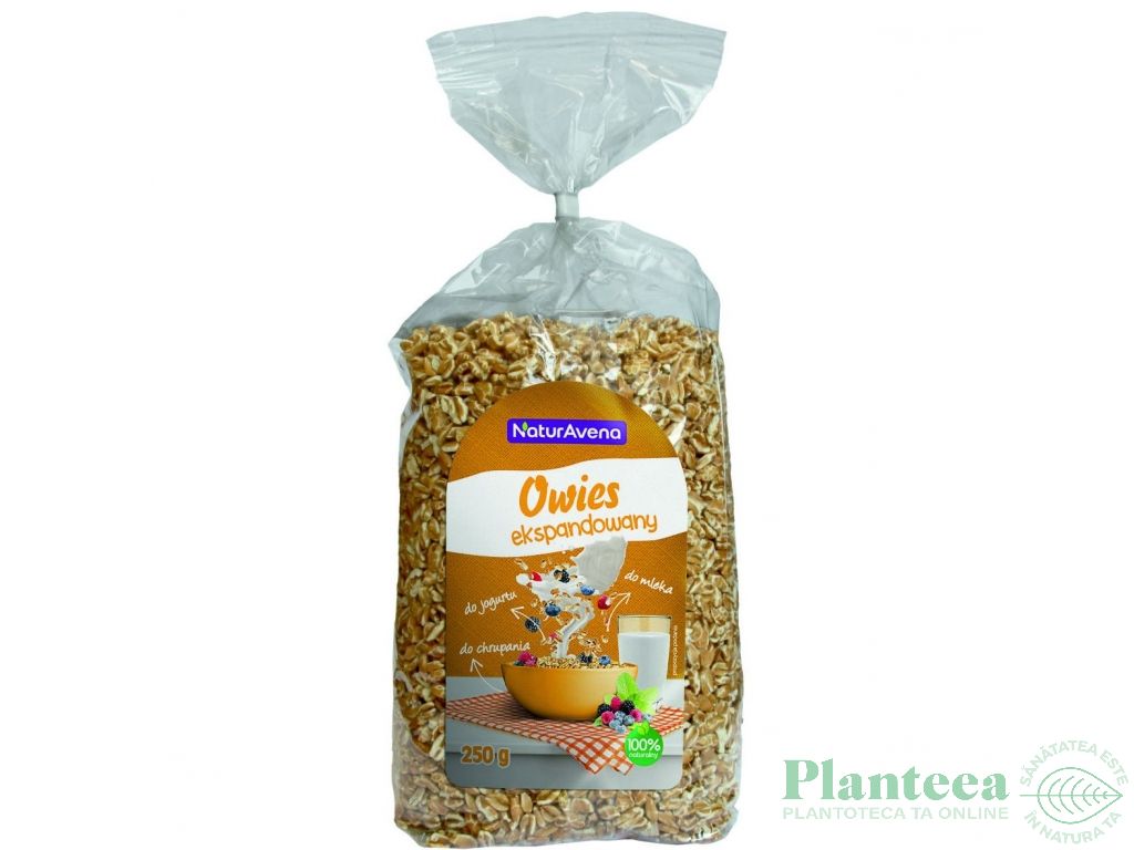 Ovaz expandat boabe 250g - NATUR AVENA