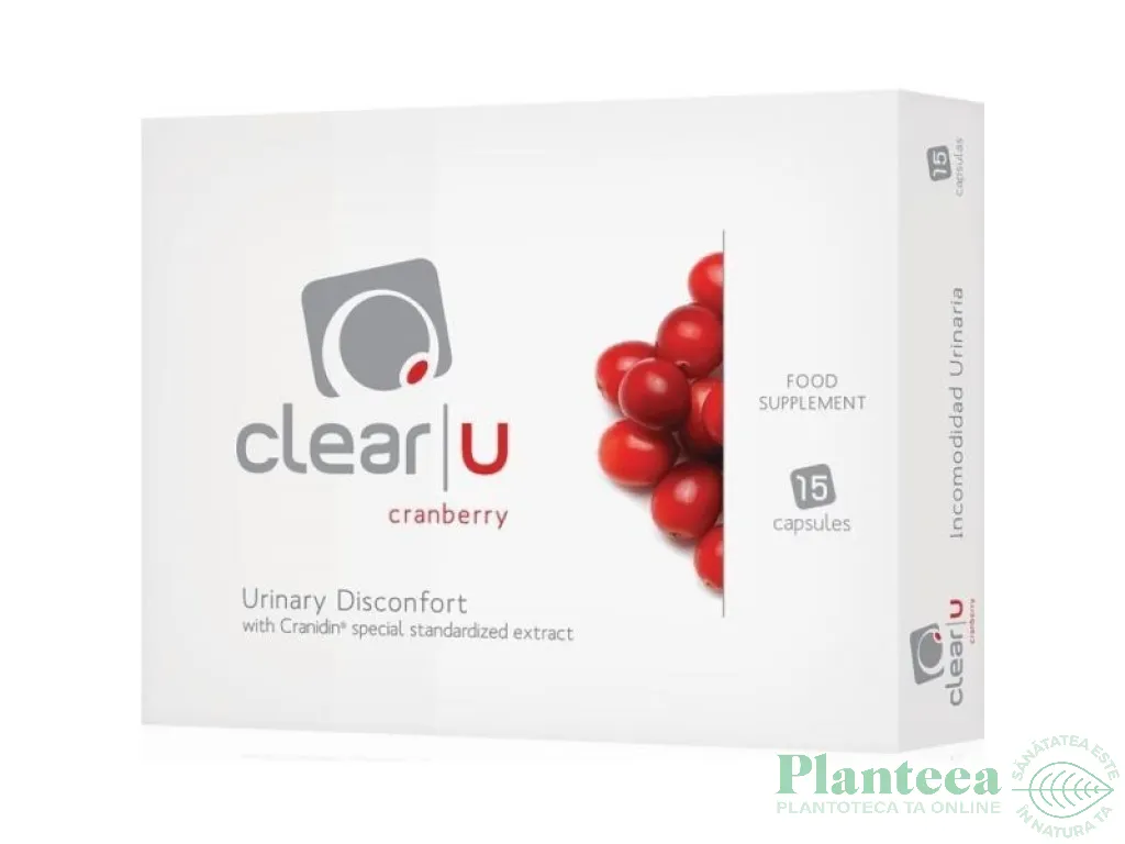 Clear~U cranberry 15cps - GOLD NUTRITION