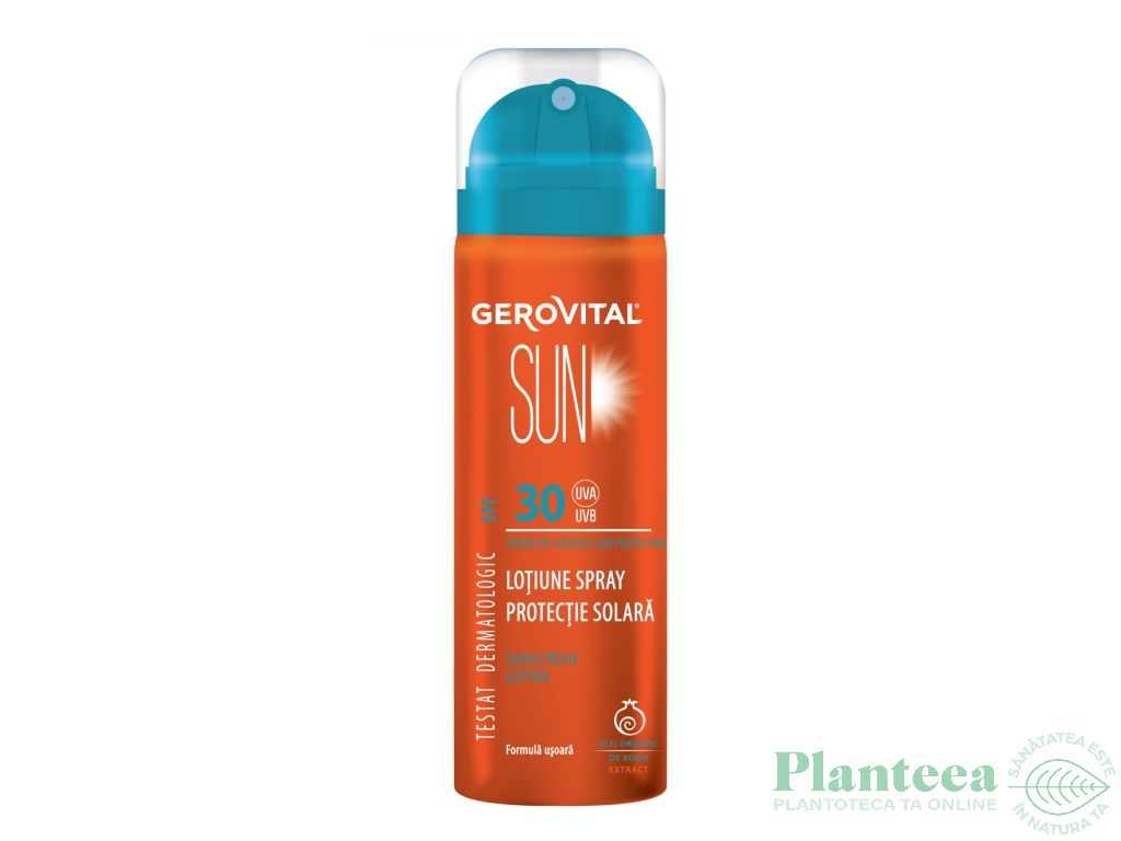 Lotiune spray protectie solara spf30 150ml - GEROVITAL SUN