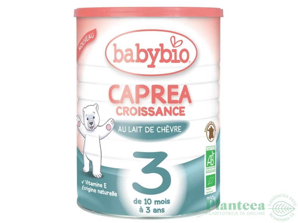 Lapte formula3 capra +10luni eco 900g - BABYBIO